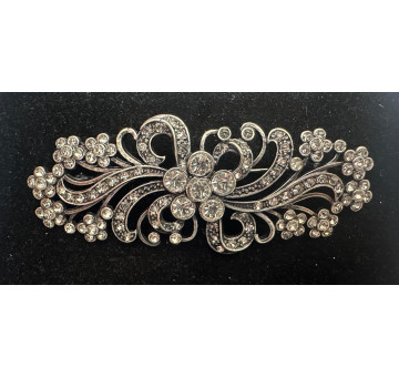 Broche mantilla rodio 2