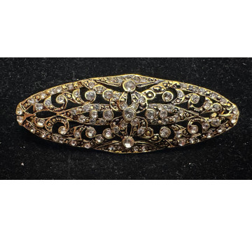 Broche mantilla rodio 2