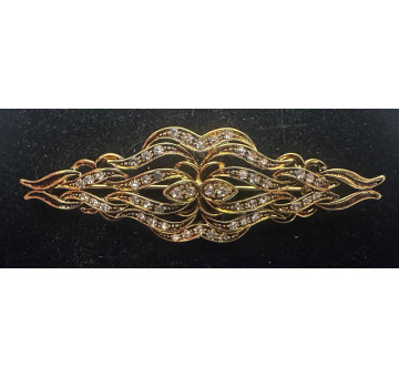 Broche mantilla rodio 2