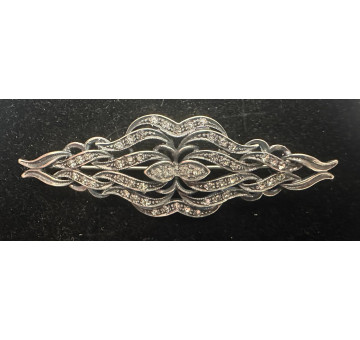 Broche mantilla rodio 2