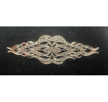 Broche mantilla rodio 2