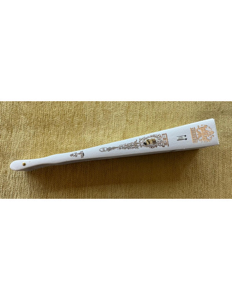 Abanico baraja peral incrustaciones nácar 23cm