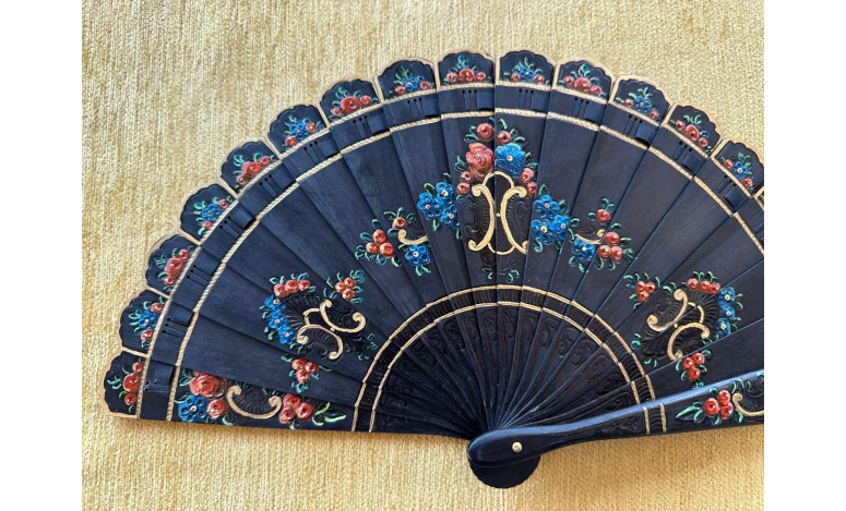 Abanico ébano flores