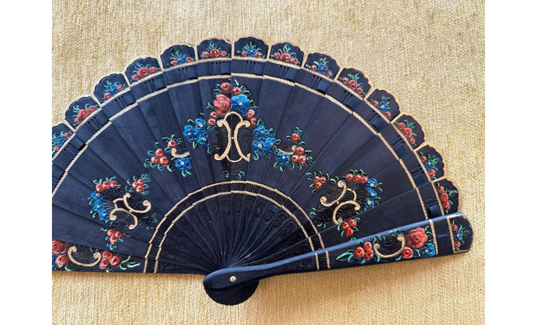 Abanico ébano flores