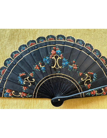Abanico ébano flores