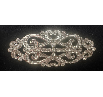 Broche mantilla rodio 2