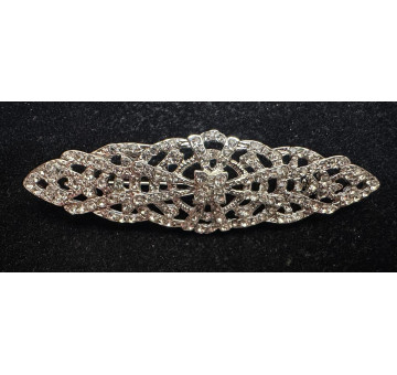 Broche mantilla rodio