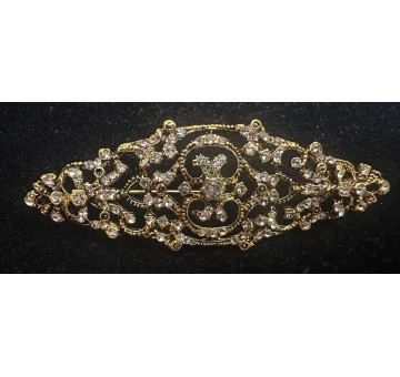 Broche mantilla rodio 2