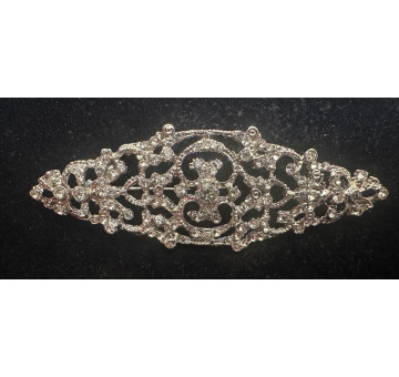 Broche mantilla rodio 2