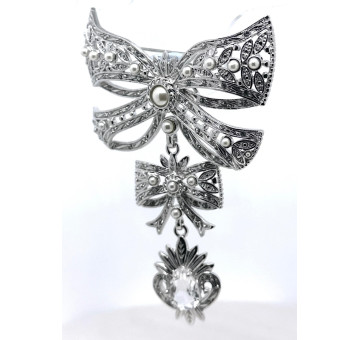 Broche lazo perla 2