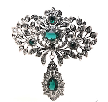 Broche esmeralda 2