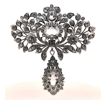 Broche lazada cristal