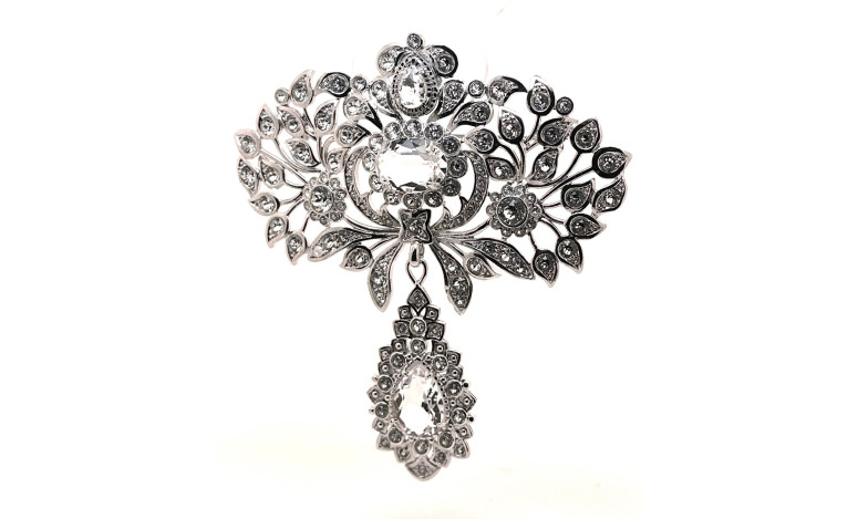 Broche lazada cristal