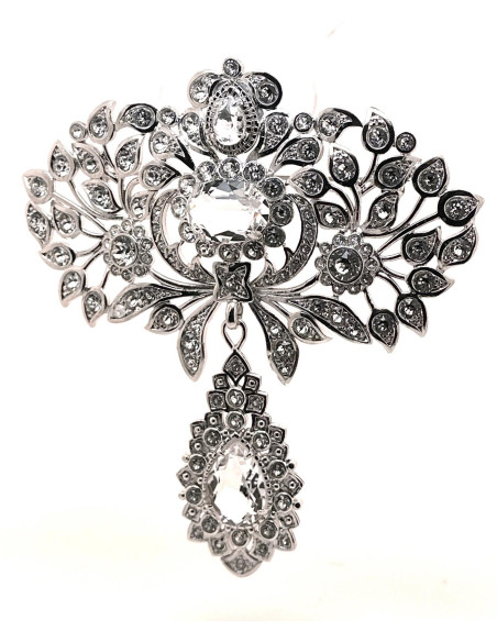 Broche lazada cristal