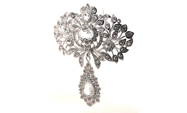 Broche lazada cristal