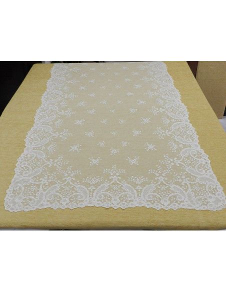 Mantilla bordada a mano en seda 120*240