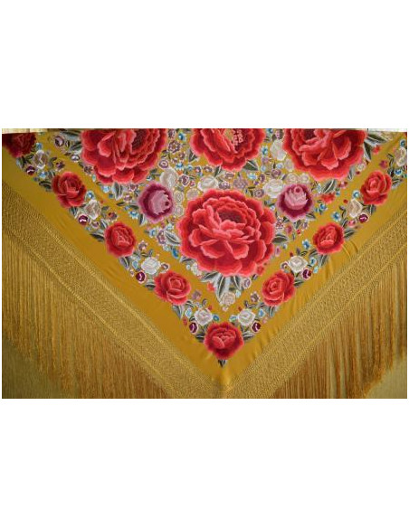 Mantón mano seda 140cm