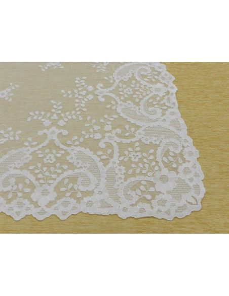 Mantilla bordada a mano en seda 120*240