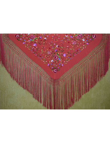 Mantón mano seda 115cm