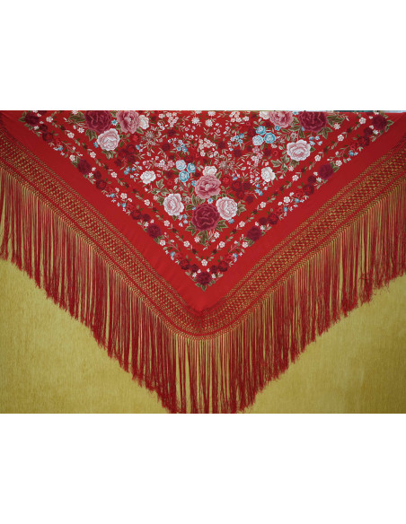 Mantón mano seda 140cm