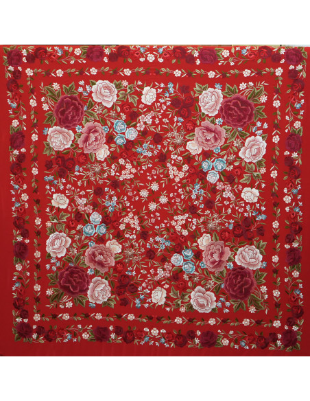 Mantón mano seda 140cm
