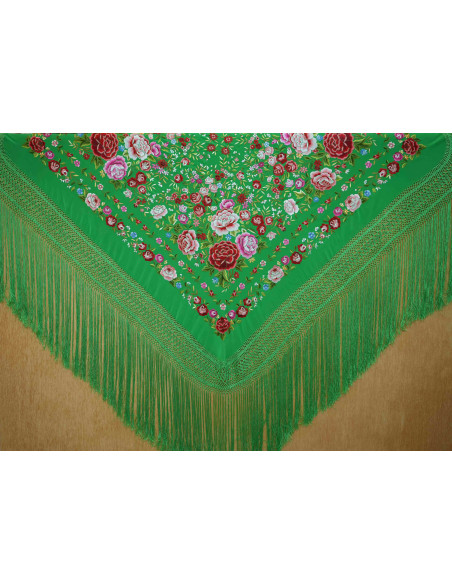 Mantón mano seda 140cm