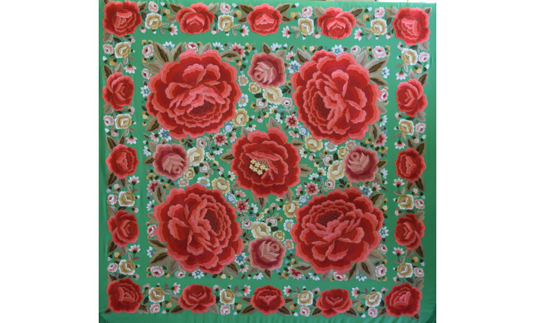 Mantón mano seda 140cm
