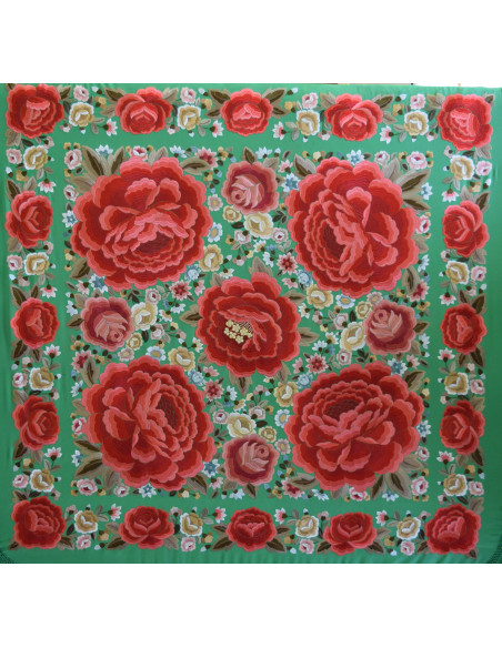 Mantón mano seda 140cm