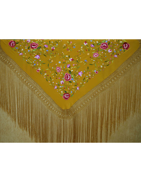 Mantón mano seda 115cm