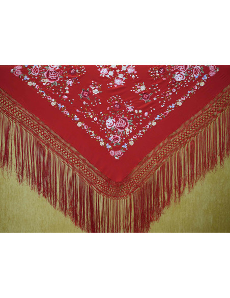Mantón mano seda 140cm