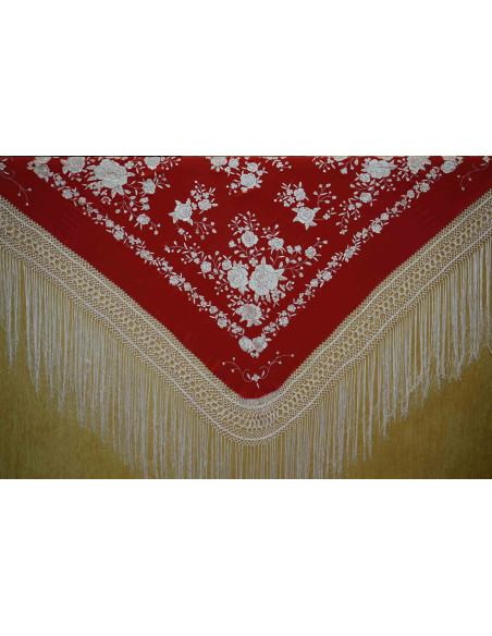 Mantón mano seda 140cm