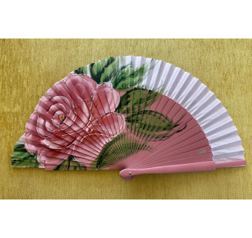 Abanico rosa grande 2