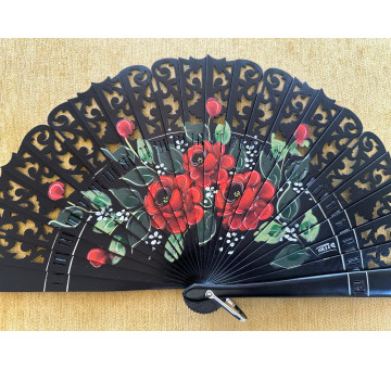Abanico baraja flores 2