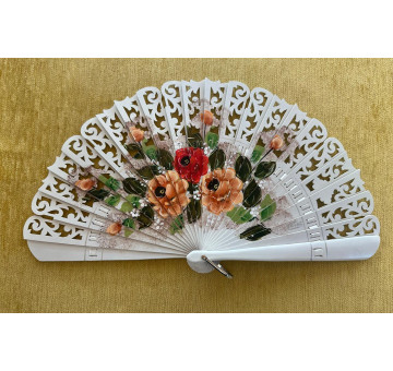 Abanico baraja flores 2