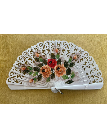Abanico baraja flores