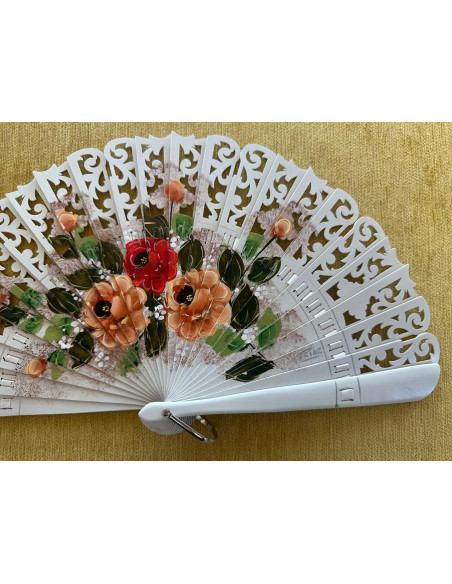 Abanico baraja flores