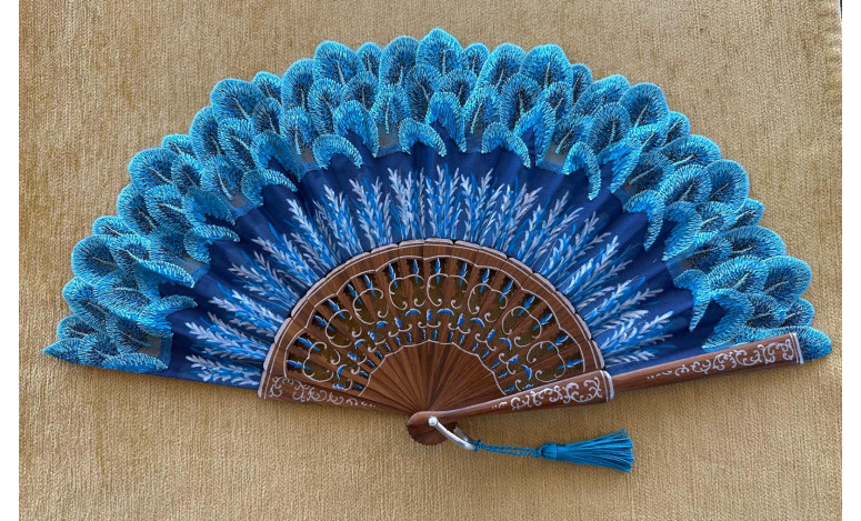 Abanico plumas