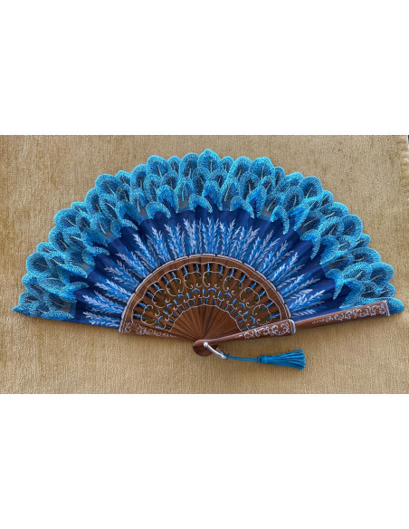 Abanico plumas