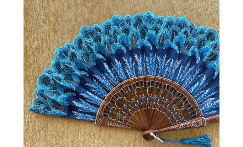 Abanico plumas