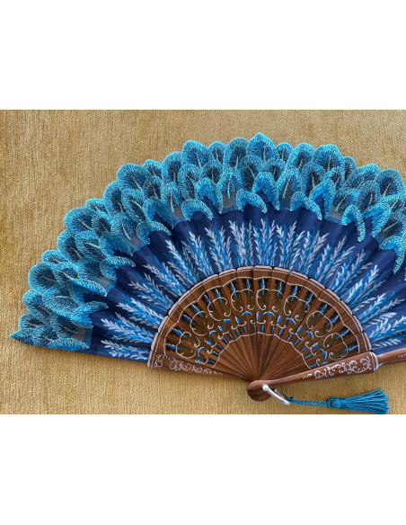 Abanico plumas