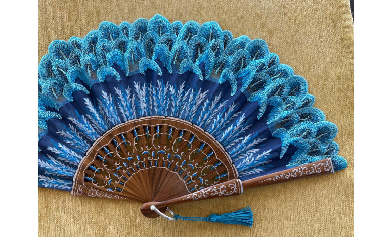Abanico plumas