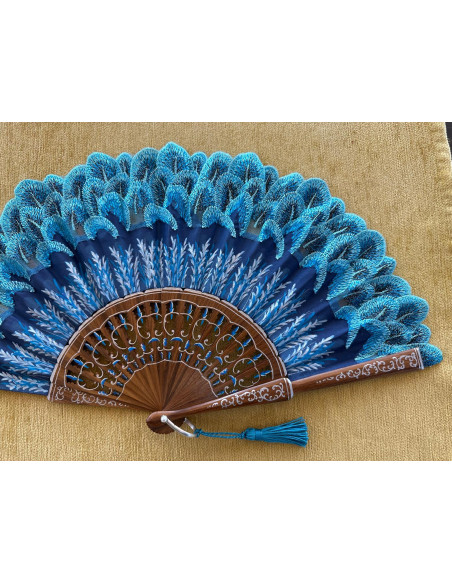 Abanico plumas