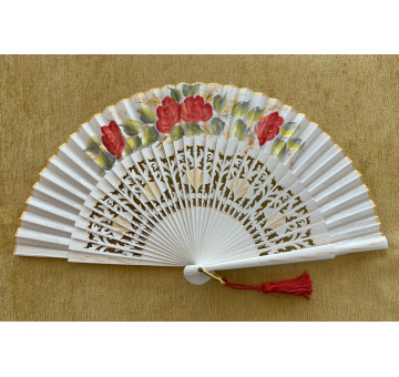 Abanico bolso flores 2