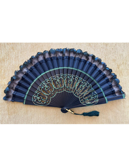 Abanico plumas