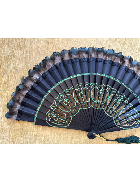 Abanico plumas