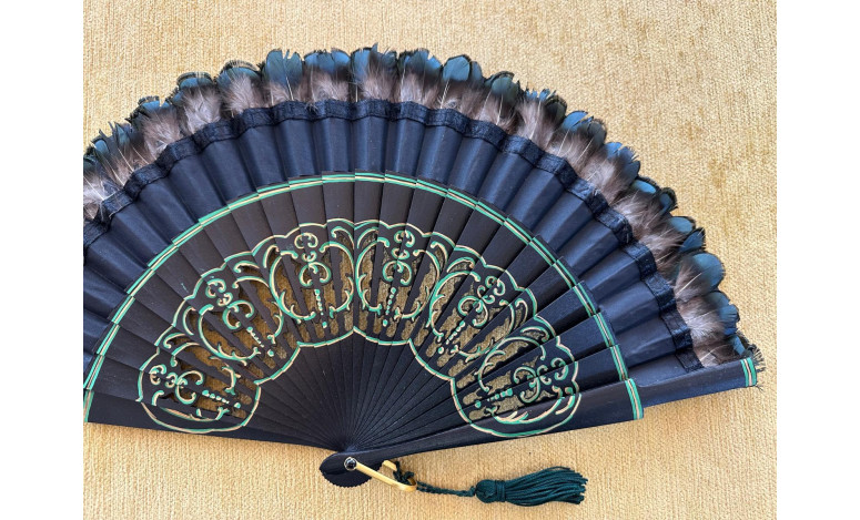 Abanico plumas