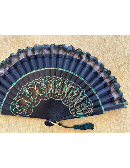 Abanico plumas