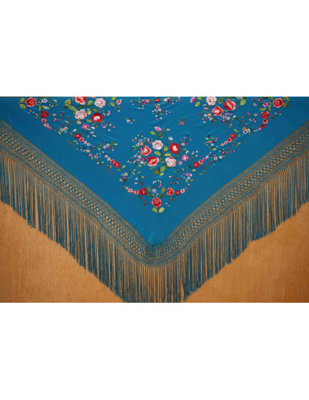 Mantón mano seda 140cm