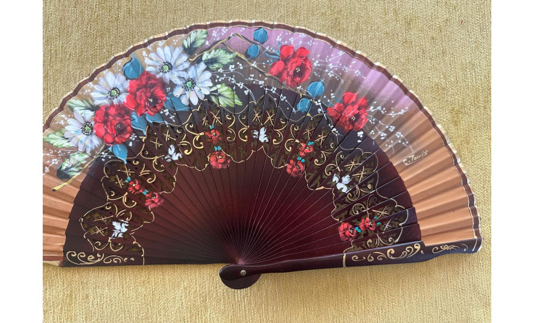 Abanico peral flores