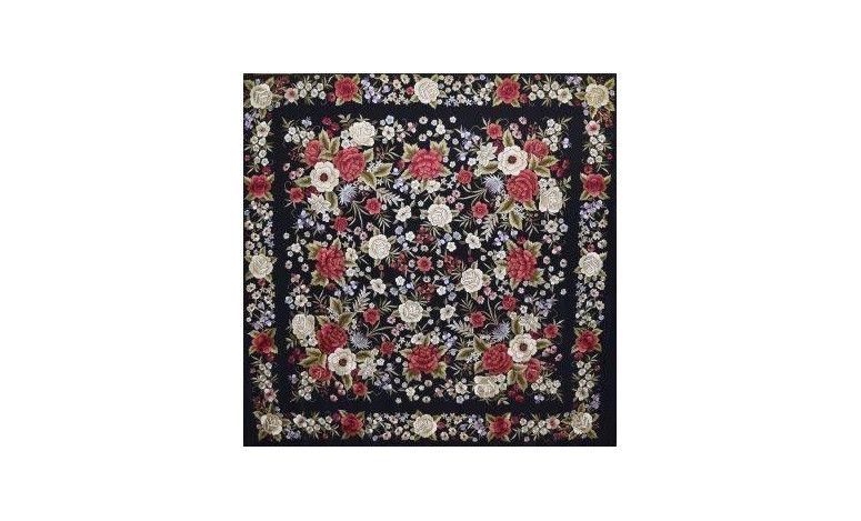 Mantón mano seda 140cm